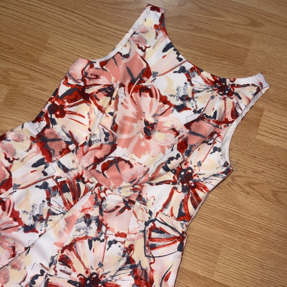 Ann Taylor Loft Petites Sleeveless Fit and Flare Mini Dress - Picture 3 of 5